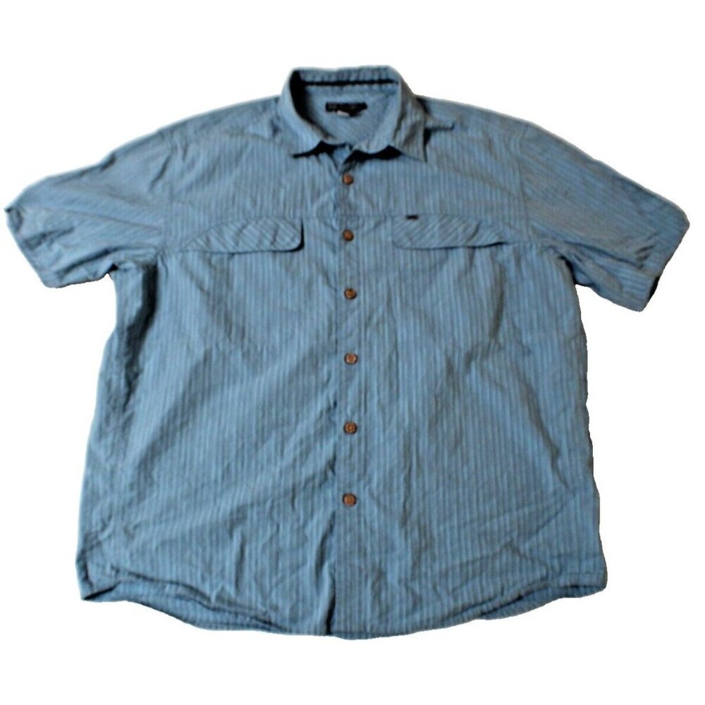 REI‎ Co-Op Button Up Fishing Shirt Men's Size L